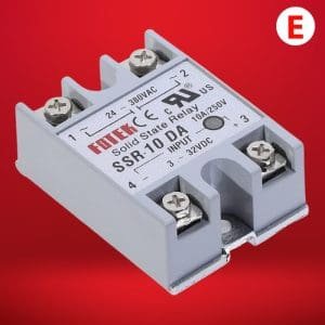 Relay de estado solido SSR-10 10A 3-32V Entrada CC 24-380VAC Optimiza tus Sistemas Industriales