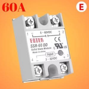 Relay de estado solido SSR-60D 60A Optimiza tus Sistemas Industriales