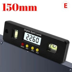 Inclinómetro digital 150mm buscador de ángulo impermeable magnetico [150x40x15]mm Maximiza la Eficiencia en tus Proyectos