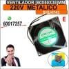 Ventilador [80x80x38]mm [8x8x3.8]cm 220V Silencioso, Duradero y Fácil de Instalar