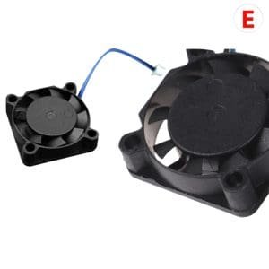 Micro Ventilador de refrigeración minúsculo [25x25x6]mm DC 5V 6V Enfriamiento Potente y Silencioso para tus Proyectos