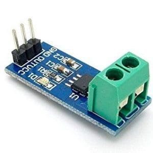 sensor de corriente hall modelo ACS712 30A para arduino