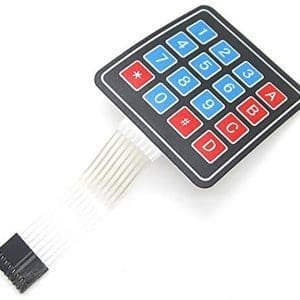 Teclado flexible Matriz Array 4 x 4 16 teclas para Arduino AVR/PIC