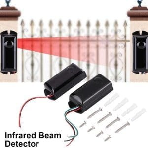 Infrarojo para proteccion de perimetro . Sensor de haz de ruptura de infrarrojos de 50 cm - LED de 3 mm