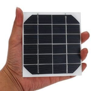 Panel  solares monocristalinas de alta eficiencia 6v 2w [120x110]mm