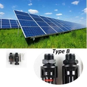 Conector de unión para panel solar  [tipo B] MC4 1 par