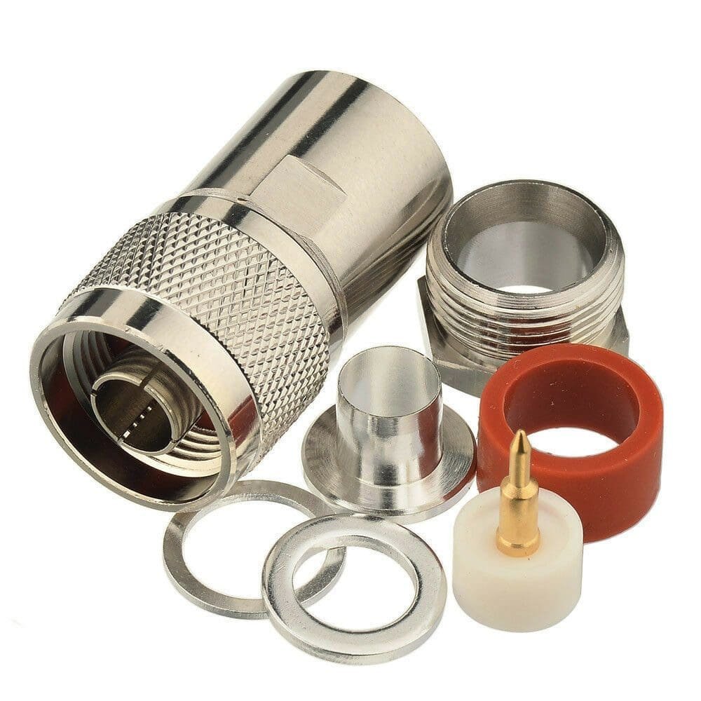 6 Pinzas N Macho Rg8 Lmr400 Rg165 Rg213 7d-fb Rf Coaxial | Meses Sin Interés - Foto 9