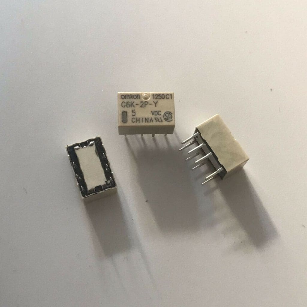 Relé relay 24v 8 PIN – Relé relay 24v 8 PIN Marca Omron DIP G6K-2P-Y 24VDC .