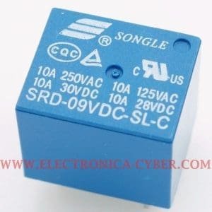 Relay 9V-10A de 5 patas