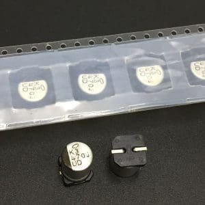 Capacitor 470uF 6.3V Nichicon SMD [8X10mm] Baja impedancia