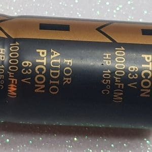 Capacitor Filtro Condensador 63v 10000uf 105c para Audio Diametro 30mm alto 50mm PTCOM