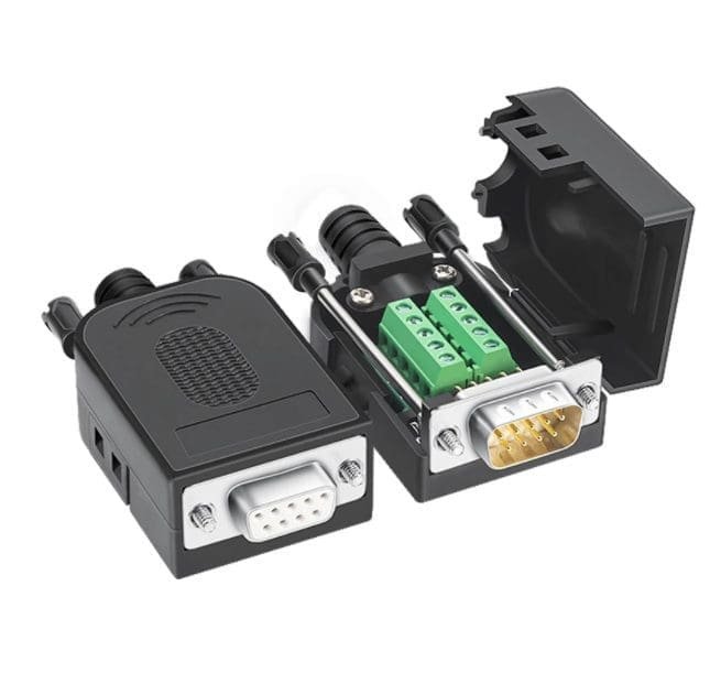 DB9 Conector RS232 Sin Soldadura Hembra