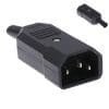 Conector para armar cable PC Macho IEC320 C14 10A/250VAC Cable PC