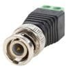 Terminal bloque a BNC Macho a CAT5/CAT6 Balun de video