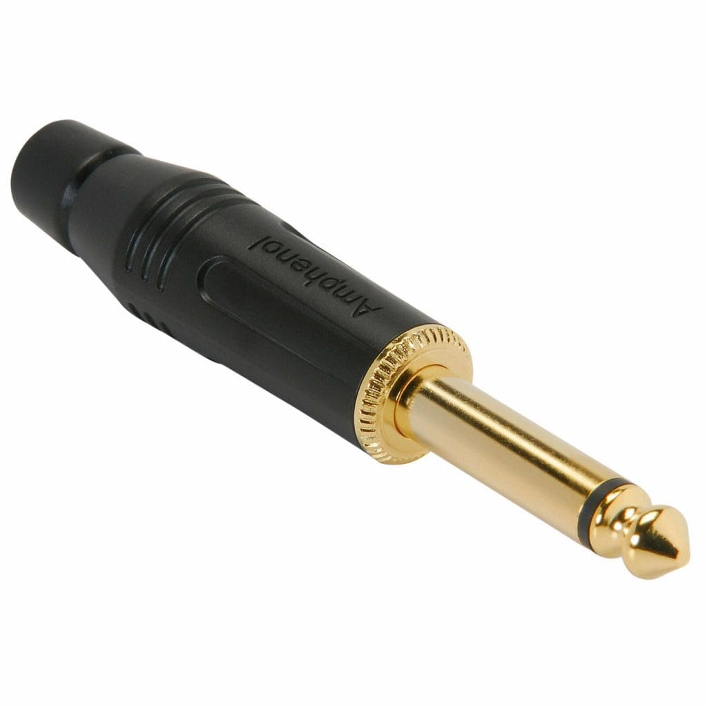 Amphenol ACPM-GB-AU 1/4" Mono plug – Amphenol ACPM-GB-AU 1/4" Mono plug mono dorado