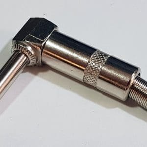 Plug 6.3 en codo mono Baquelita