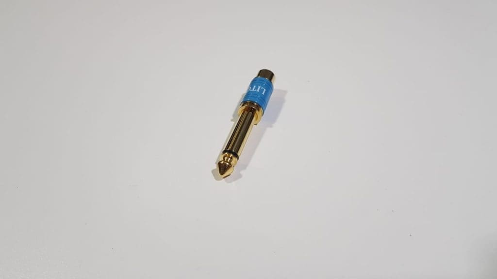 Adaptador jack 6.35 a plug RCA – Adaptador Jack 6.35 a plug RCA