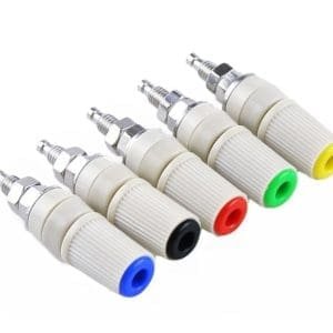Terminal Banana Hembra hembra 5mm 30A [M5x48]. Variados colores.