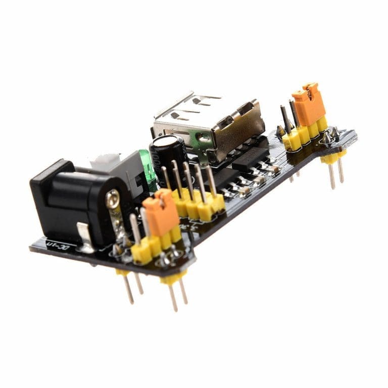 Módulo Fuente de Alimentación MB-102 para Protoboard 3,3V y 5V - vista 2