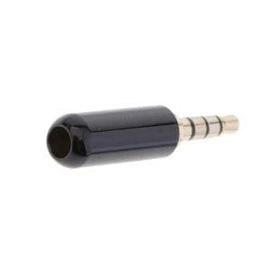 Plug Audio de Soldadar 4 polos 3.5 mm 1/8 "macho para Reparación de auriculares