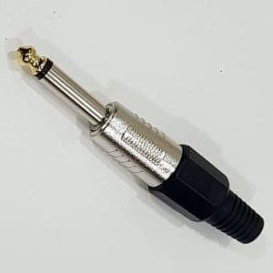 Plug mono 6.3mm punta dorada Anti humedad