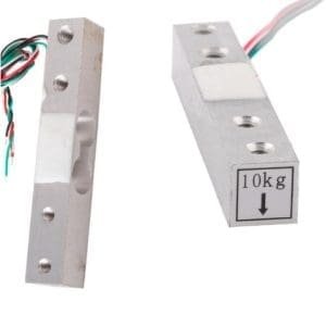 Célula de carga de escala 10KG. Calcula el peso.