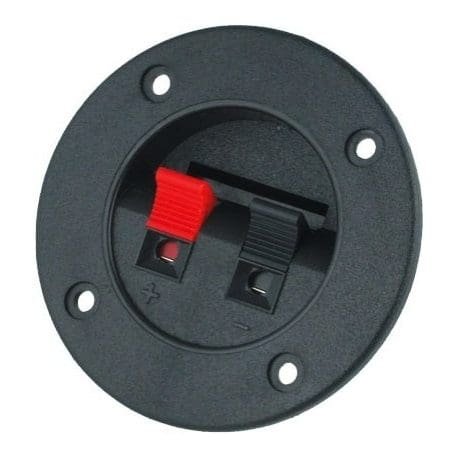 Placa conector para cable doble de parlantes