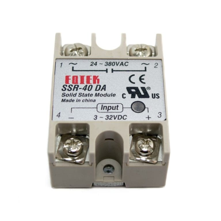 Relé de Estado Sólido SSR-40DA 40A (Control 3-32V DC, Carga AC) - vista 3