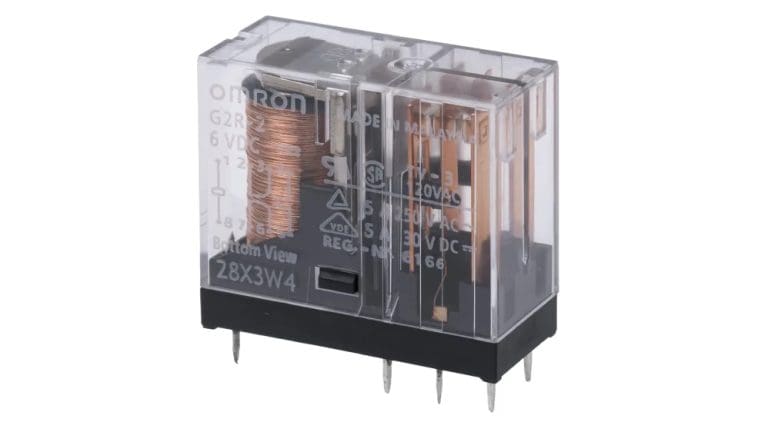 Relé OMRON G2R-2 12V DC DPDT para PCB 17 Relé OMRON G2R-2 12V DC DPDT para PCB - vista 2