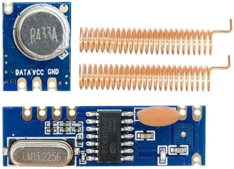 Kit Módulo RF 433 MHz STX882 Transmisor y SRX882 Receptor con Antenas – Comunicación Inalámbrica para Arduino y ESP32 - vista 2