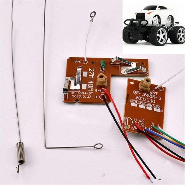 Placas Transmisor y Receptor RC 4 Canales 40 MHz con Antenas - vista 3