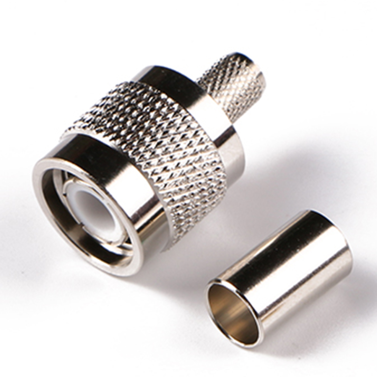 Conector TNC Macho de Crimpar para Cable RG59 – Con Férula y Pin - vista 3