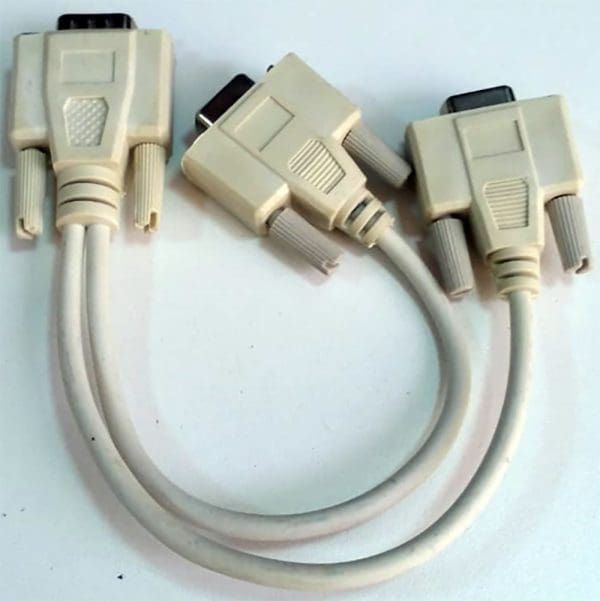 Cable Divisor Puertos Serie DB-9 - Ideal Para Conexiones