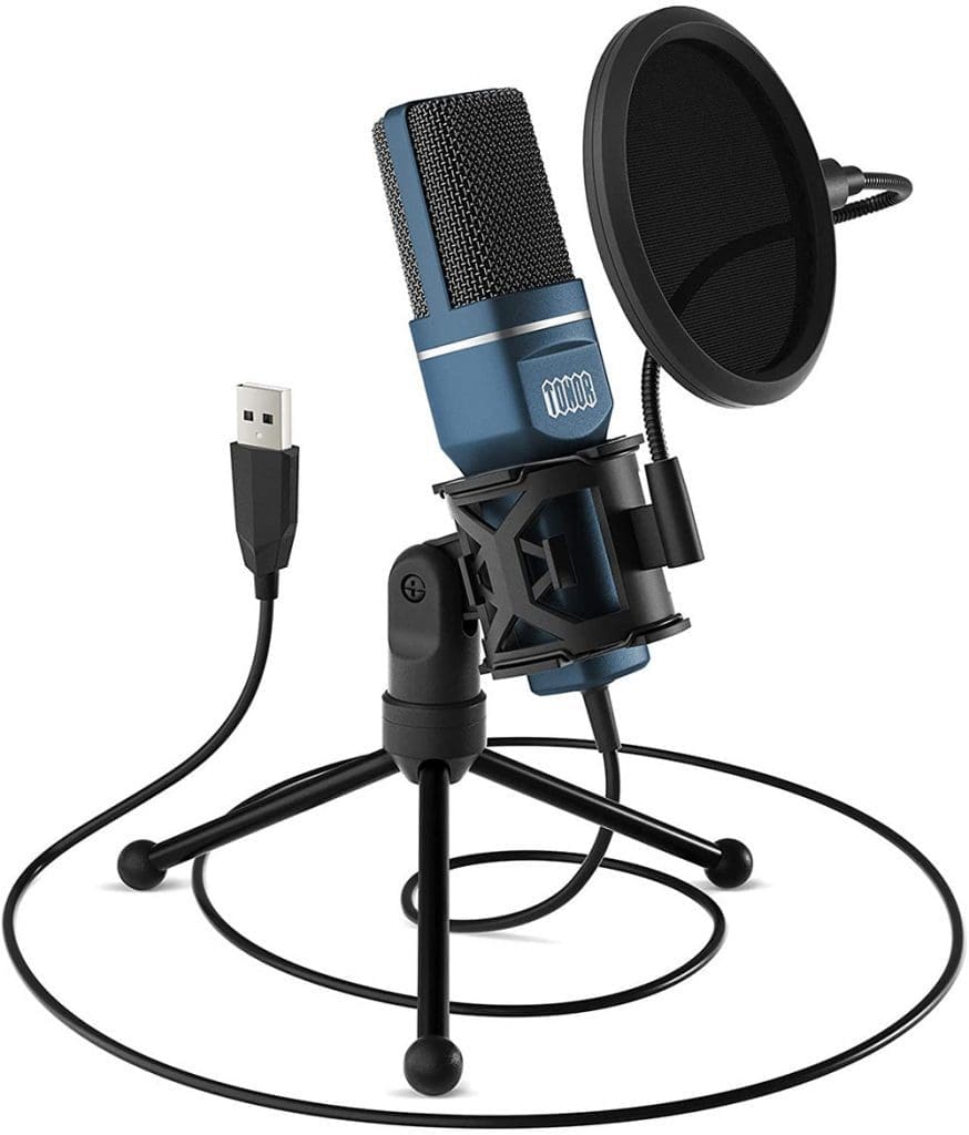 Micrófono USB PROFESIONAL, TONOR, micrófono de condensador para computadora con soporte para trípode y filtro pop para transmisión, podcasting, grabación de voz, compatible con iMac PC 21 Micrófono USB TONOR – Micrófono USB PROFESIONAL, TONOR, micrófono de condensador para computadora con soporte para trípode y filtro pop para transmisión, podcasting, grabación de voz, compatible con iMac PC