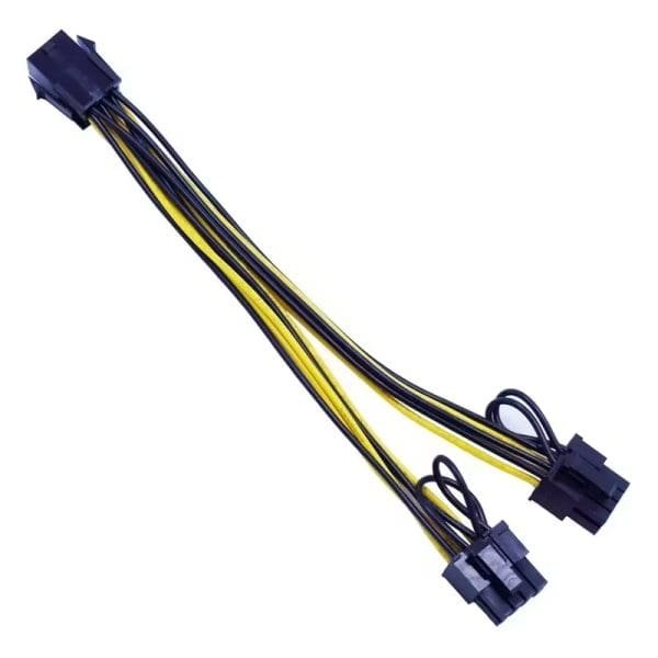 PCI-E De 8 Pines A 2x (6+2) Pines - (Cable Modular/plano) (Modelo 1