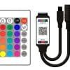 Controlador Bluetooth IR LED RGB USB de 24 teclas con aplicación
