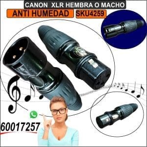 Conector Canon XLR Con Puntas Doradas: Calidad Superior