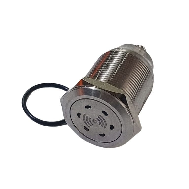 Buzzer con LED Rojo Intermitente 22 mm 12-24V en Carcasa de Acero Inoxidable 32 Buzzer con LED Rojo Intermitente 22 mm 12-24V en Carcasa de Acero Inoxidable - vista 2