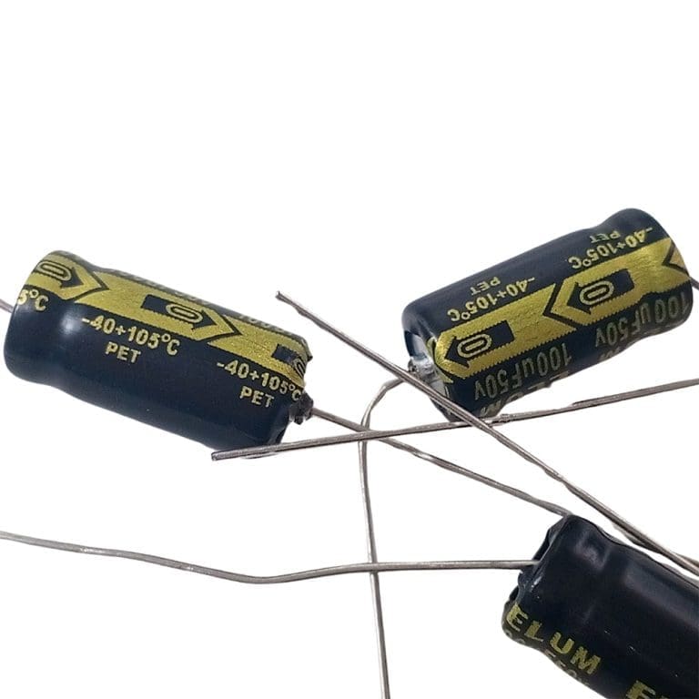 Capacitor Electrolítico Axial 100uF 50V (Paquete de 5) - vista 3