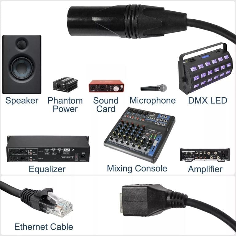 Adaptador XLR Hembra 3 Pines a RJ45 Hembra para DMX - vista 2
