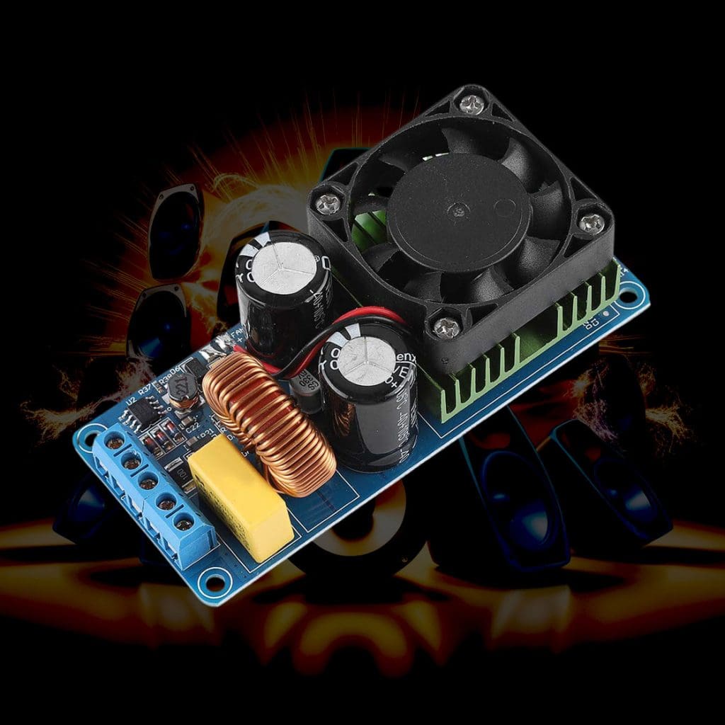 Placa Amplificadora Clase D IRS2092S Mono hasta 500W – Fuente Simétrica ±45 a ±70V 36 Placa Amplificadora Clase D IRS2092S Mono hasta 500W – Fuente Simétrica ±45 a ±70V