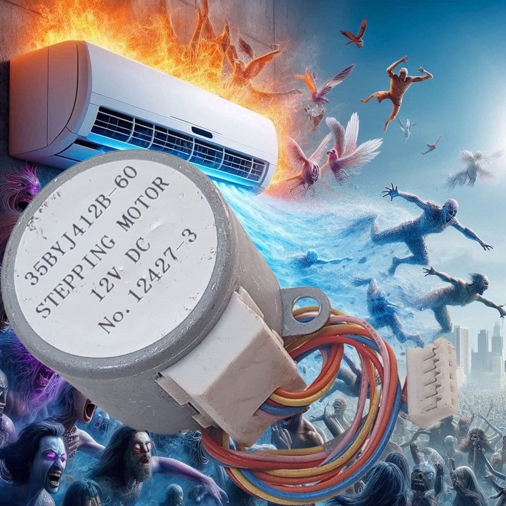 Motor Aire Acondicionado Paso a Paso 35BYJ412B-60