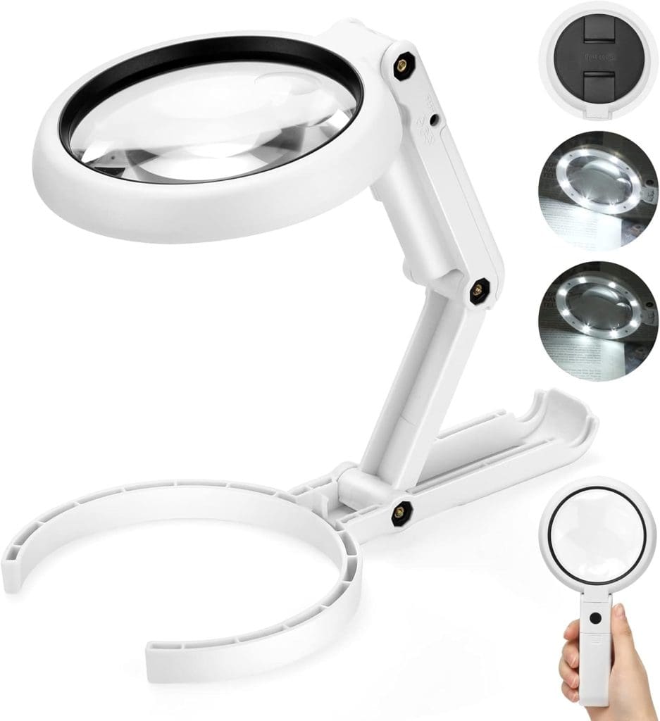 Lupa plegable 5X 11X – Lupa Plegable 5X/11X: La Solución Perfecta para Visión Cansada
