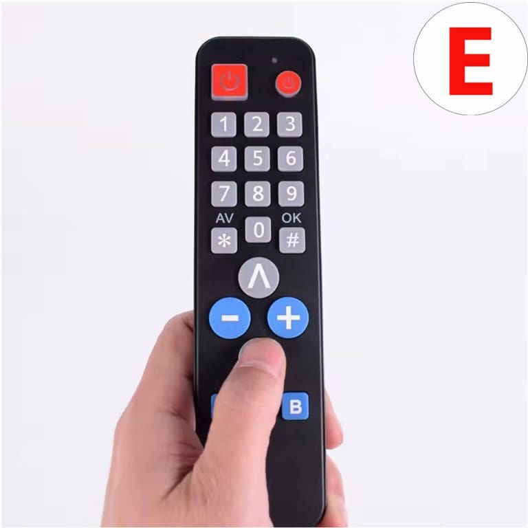 Control Remoto Universal con Aprendizaje IR y Teclas Grandes 18 Control Remoto Universal con Aprendizaje IR y Teclas Grandes - vista 3