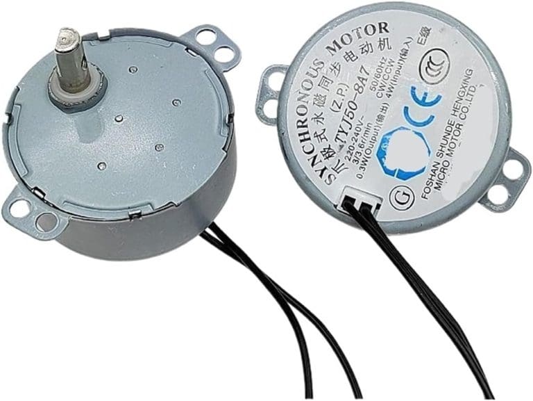 Motor Síncrono TYJ50 220V para Volteo de Incubadora - vista 3