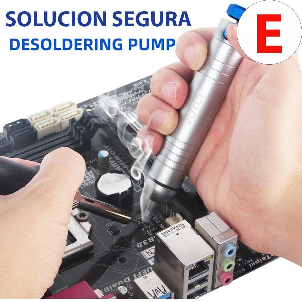 chupa estaño Bomba Desoldadora