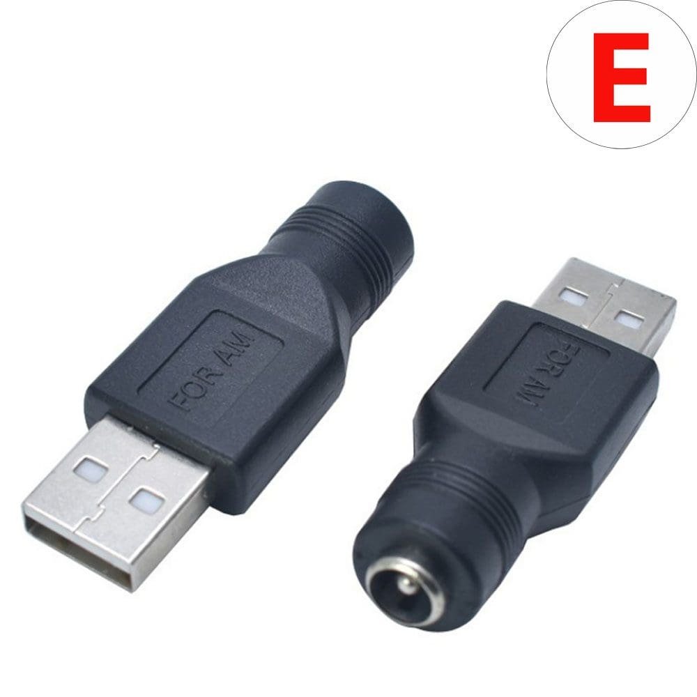 adaptador USB a DC 5.5x2.1