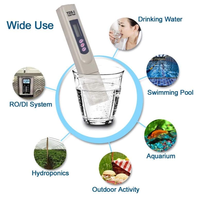 Medidor TDS-3 Digital de Calidad del Agua – 0 a 9999 ppm - vista 2