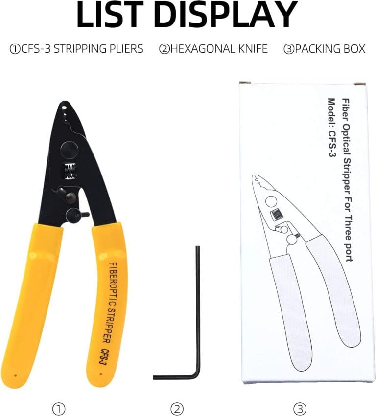 Pelador de Fibra Óptica CFS-3 de Tres Orificios – Herramienta para Retirar Chaqueta, Buffer y Recubrimiento de 250 µm 22 Pelador de Fibra Óptica CFS-3 de Tres Orificios – Herramienta para Retirar Chaqueta, Buffer y Recubrimiento de 250 µm - vista 2