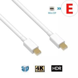 Mini-DP Macho a Macho 4K 1.8m